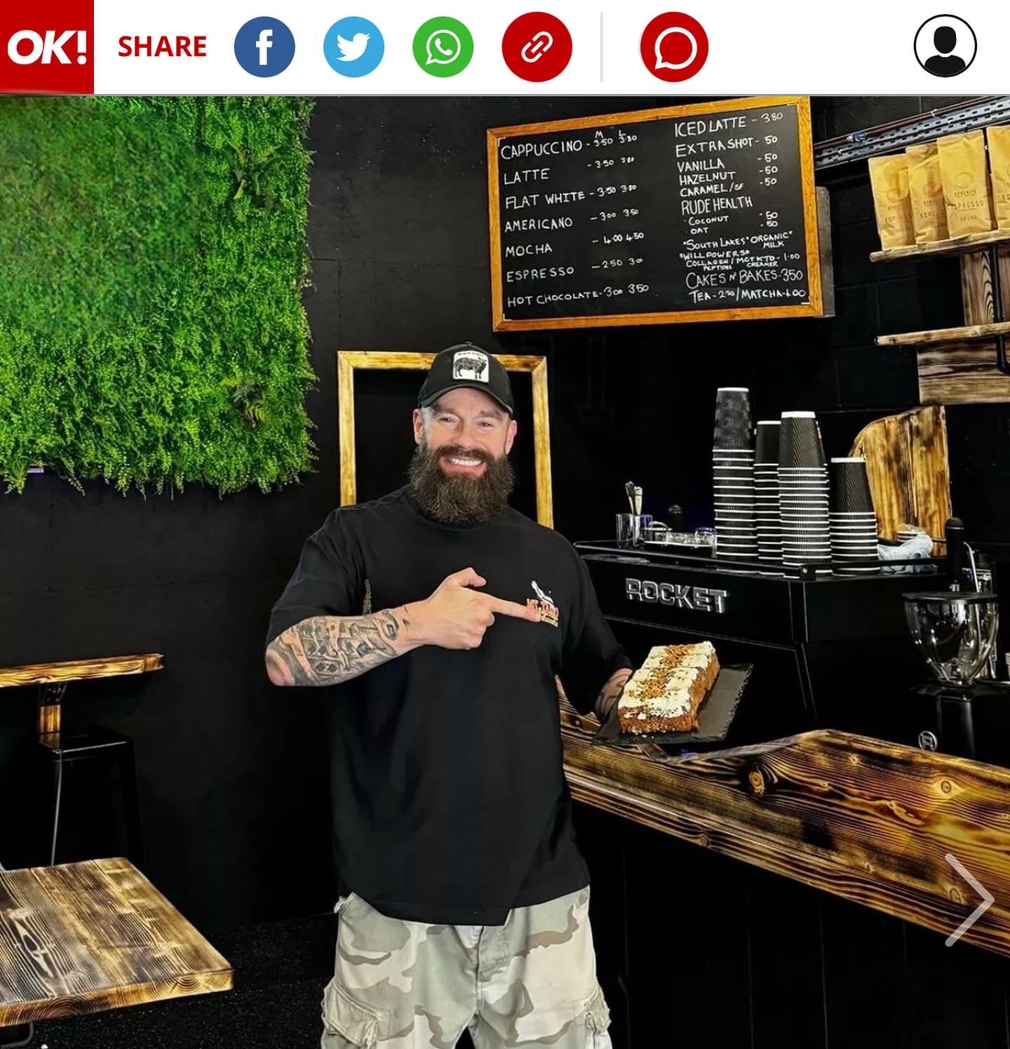 OK! Mag RUUD Coffee featured in OK! Magazine