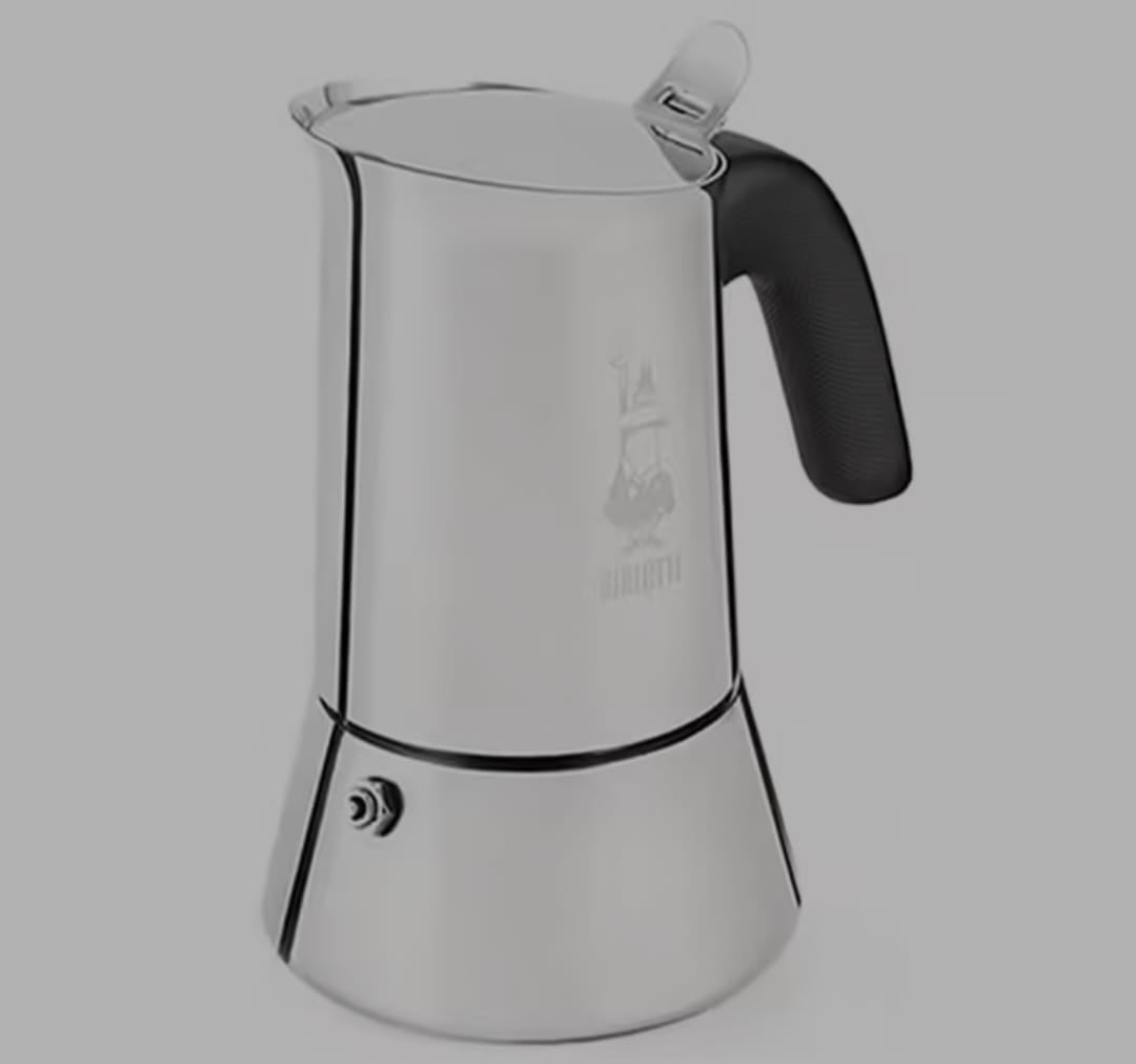 Bialetti Venus induction moka pot 6 cup stainless steel espresso maker for rich aromatic Italian coffee brewing