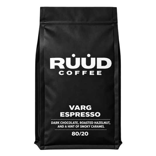 VARG Dark Roast Coffee Blend | Bold Espresso with Dark Chocolate & Hazelnut Notes | 80/20 Arabica Robusta